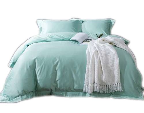 Luxury 500TC Fitted Sheet - Queen Size, Duck egg Colour