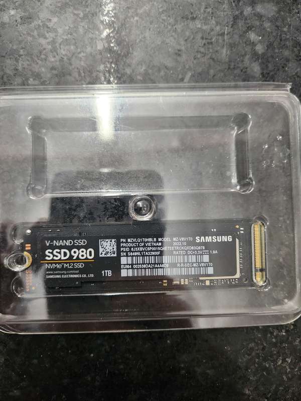 Samsung SSD 980 1TB Nvme