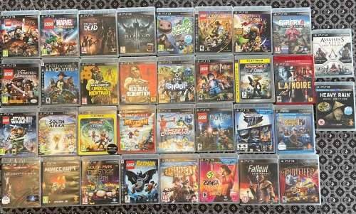 PS3 games (34 games, a couple still sealed)