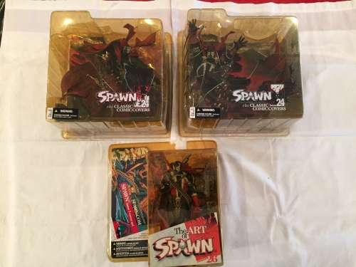 Spawn figurines x 3