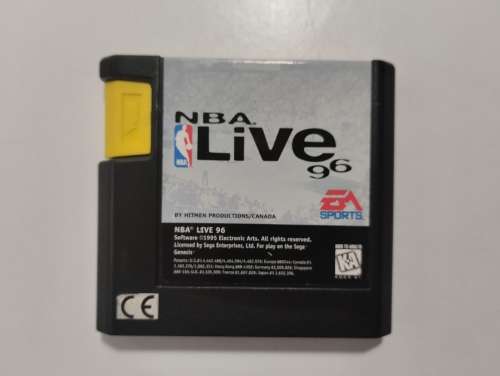 Sega Mega Drive MBA Live 96 Game cartridge and cover art