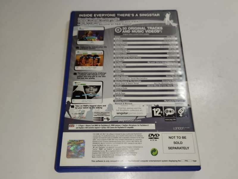SingStar R&B CIB (PS2 PAL) (2007)
