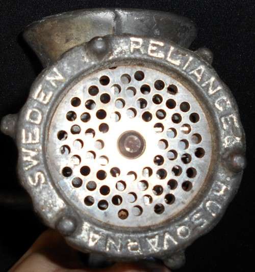 Vintage 1920s Husqvarna Reliance No. 8 Meat Grinder