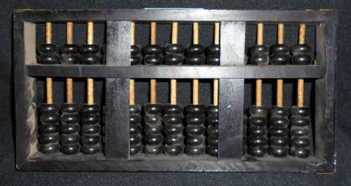 Vintage Wooden Lotus-Brand ABACUS Peoples Republic of China