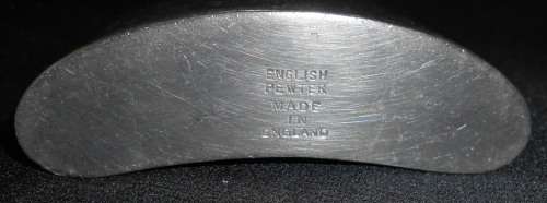 Vintage Athlone Castle English Pewter Hip Flask