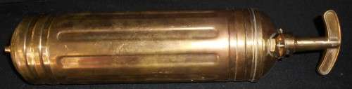 Vintage 1914 Pyrene Solid Brass Pump Fire Extinguisher