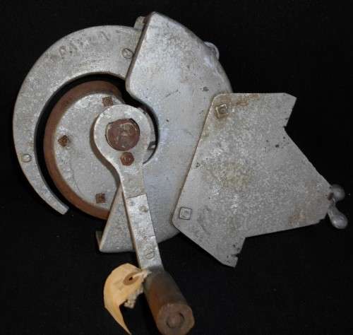 Vintage Hand Driven Manual Biltong Butchers Table Cutter