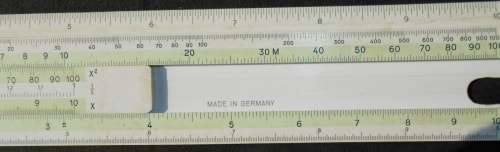 Vintage Faber-Castell 57/87 Reitz Sliding Ruler