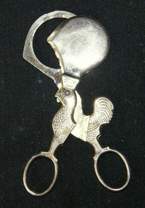Vintage Wusthof Dreizack Solingen Germany Gold Tone Chicken Boiled Egg Cutter Scissors