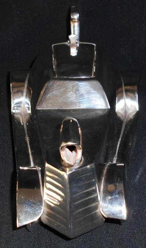 1930's James Sadler Racing Car Silver Plated 3pc Teapot