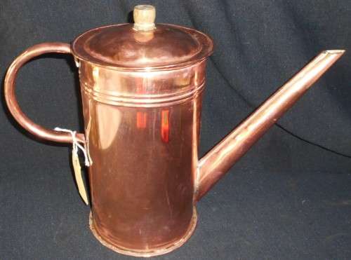 Vintage Large Copper Watering Can or Tea Pot