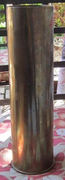 90mm L1 A1 Lot KE Brass Bomb Shell