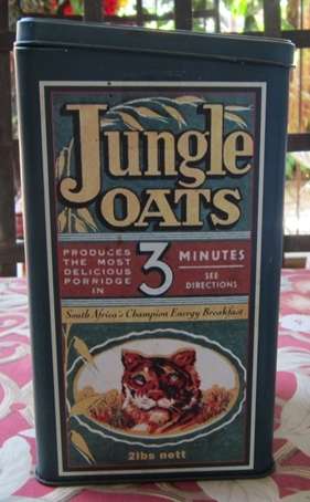 Jungle Oats Tin