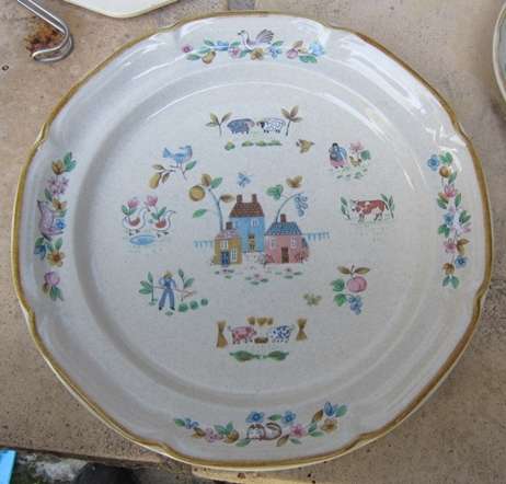 3 International China Stoneware Japan Heartland Dinner Plates bid per item