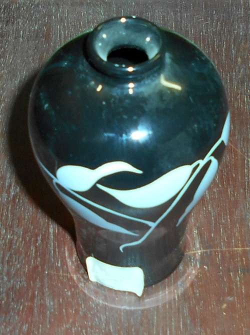Vintage Franklin Mint Imperial Koryo Dynasty Miniature Vase - Made in Japan