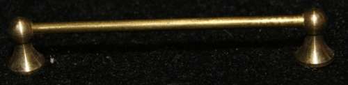 Miniature Brass Doll House Towel Rail