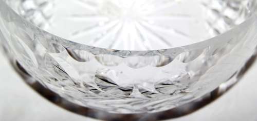 Magnificent Rose Cut Crystal Bowl