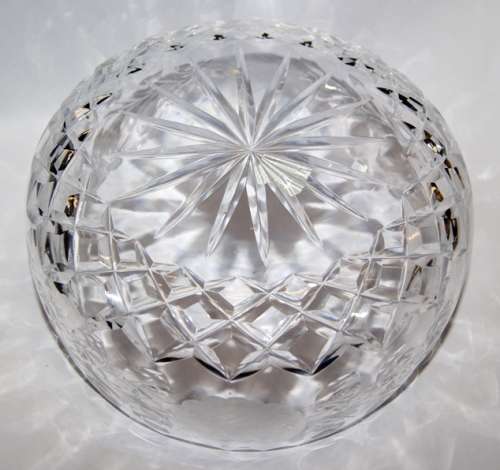 Magnificent Rose Cut Crystal Bowl