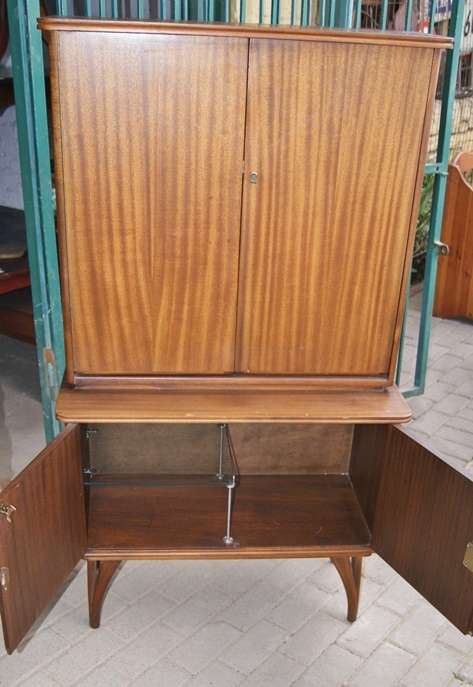 DM84Sale - ICONIC VINTAGE RETRO 1950'S MAHOGANY DRINKS CABINET @@@ CRAZZYYY R1 START