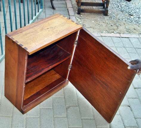 DM84Sale - VINTAGE DOVETAILED TEAK WALL OR FLOOR CABINET WITH ONE DOOR @@@ CRAZZYYY R1 START