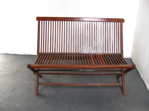 Magnificent Mahogany Folding Bench @@@ CRAAAZZZY R1 START (DM84 SALE)