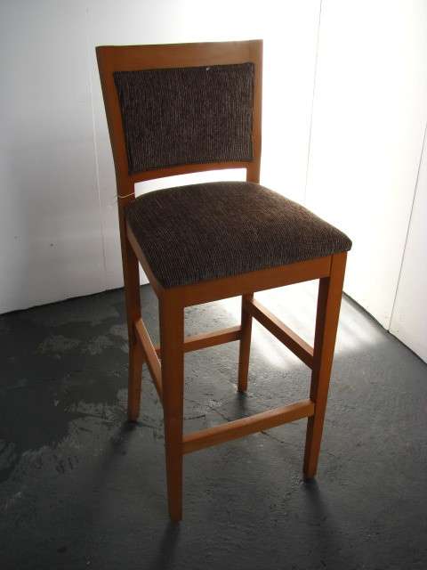 Solid Wood Upholstered Bar Stool  @@@ CRAAZZZYY R1 START (DM84 SALE)