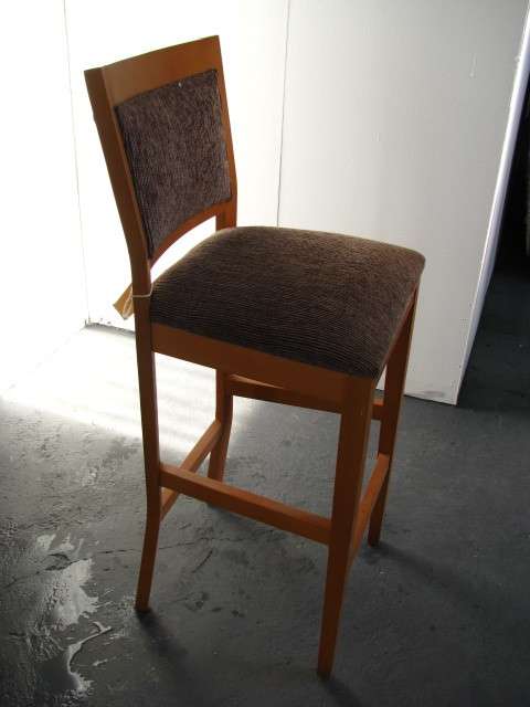 Solid Wood Upholstered Bar Stool  @@@ CRAAZZZYY R1 START (DM84 SALE)