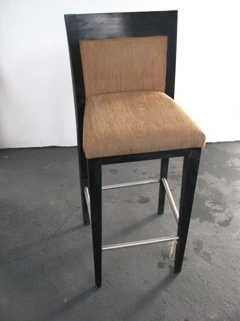 Bar Chair with Brushed Chrome Struts @@@ CRAZZY R1 START (DM84 SALE)