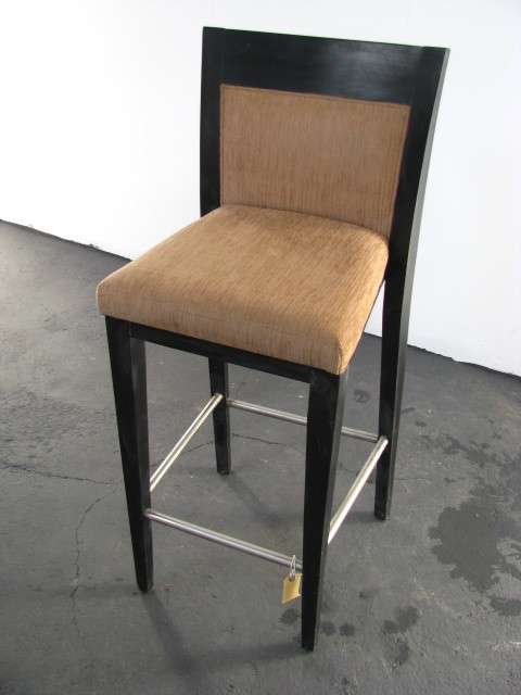 Bar Chair with Brushed Chrome Struts @@@ CRAZZY R1 START (DM84 SALE)