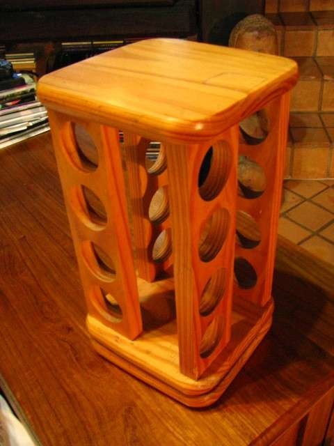 DM84Sale Wooden Rotating Spice Rack with Space for 16 Bottles @@@ Crazy Low R1 Start