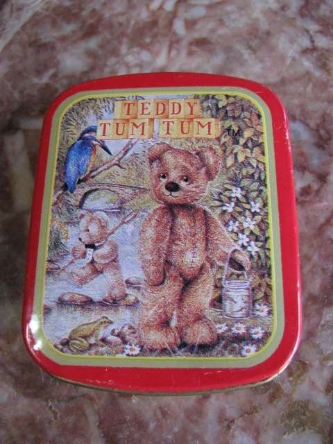 DM84Sale "Teddy Tum Tum" Tin with Lid @@@ Crazy Low R1 Start