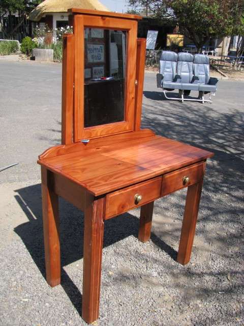 DM84Sale RETRO 1970'S OREGON PINE DRESSING TABLE @@@ Crazy Low R1 Start