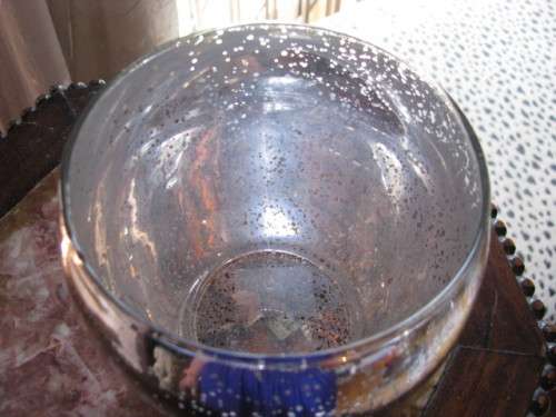 Rose Bowl with Speckled Silver Type Paint Effect @@@ CRAAAZZY R1 START (DM84 SALE)