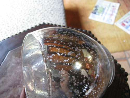 Rose Bowl with Speckled Silver Type Paint Effect @@@ CRAAAZZY R1 START (DM84 SALE)
