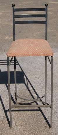 Wrought Iron Bar Stool with Footrest @@@CRAZZZY R1 START (DM84 SALE)