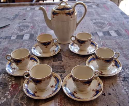 Grindley Creampetal Coffee Set