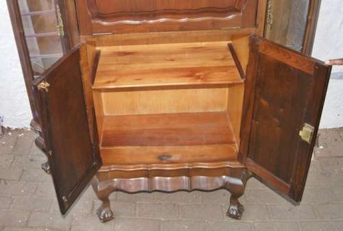 Imbuia Drinks/ Display Cabinet