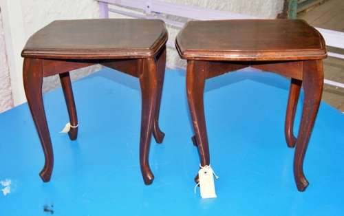 Pair of Aristo Craft Furniture Imbuia Side Tables