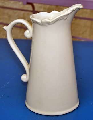 White Royal Crest Jug