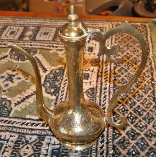 Brass Turkish Teapot