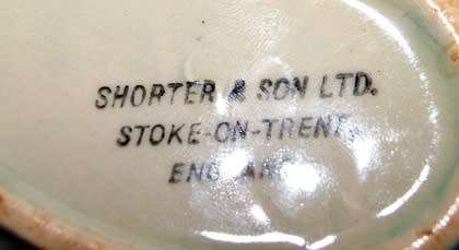 Shorter and Son Stoke on Trent Fish Shaped Sauce Boat and Stand
