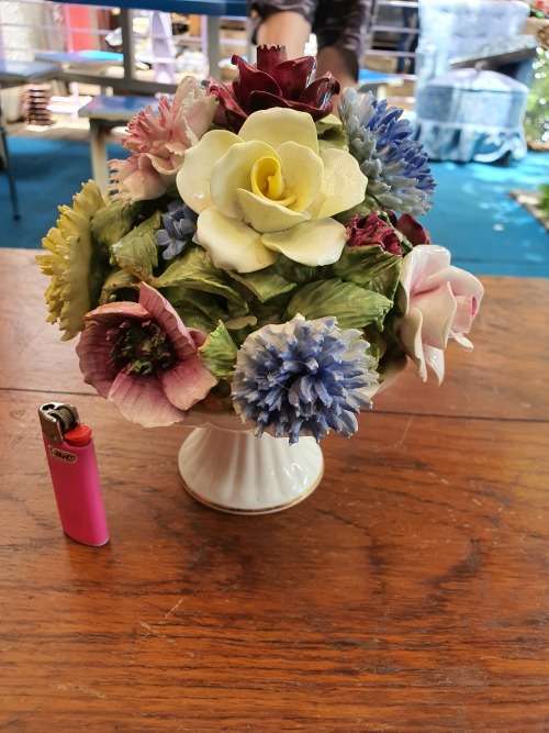 RADNOR BONE CHINA BOWL OF FLOWERS