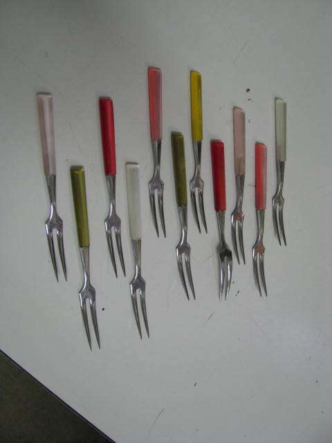 11 GORGEOUS VINTAGE SNAIL FORKS  @@@CRAZY R1 START