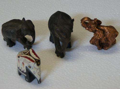 JOB LOT OF 4 ELEPHANT FIGURES@@@CRAAAZZZYYY R1 START!!!!