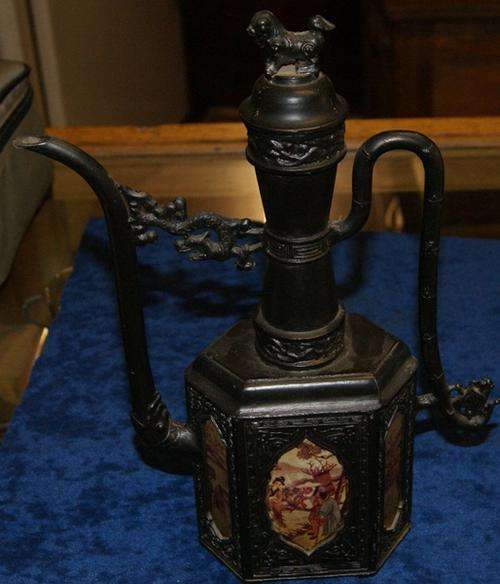 WHAT A FIND!!! +*+*+* HIGHLY DETAILED ORIENTAL TEA POT+*+*+* @@@ CRAAZZYYY R1 START