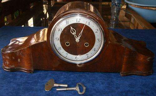 GORGEOUS OLD ENFIELD MANTEL CLOCK... WORKING!!! @@@ CRAAZZZYYY R1 START