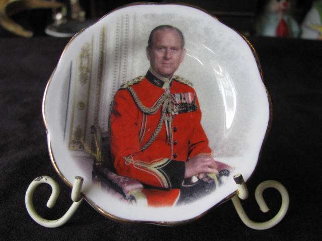 PRINCE PHILLIP DISPLAY PLATE...MADE IN ENGLAND