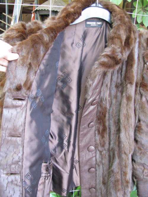 Christopher Wiggett Designer Vintage Fur Coat