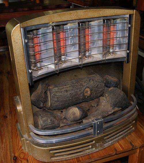 EXTREMELY RARE RARE FIND!! VINTAGE BERRYMASTER MAGICOAL FIRE HEATER- WORKING! @@@ CRAAZZYYY R1 START