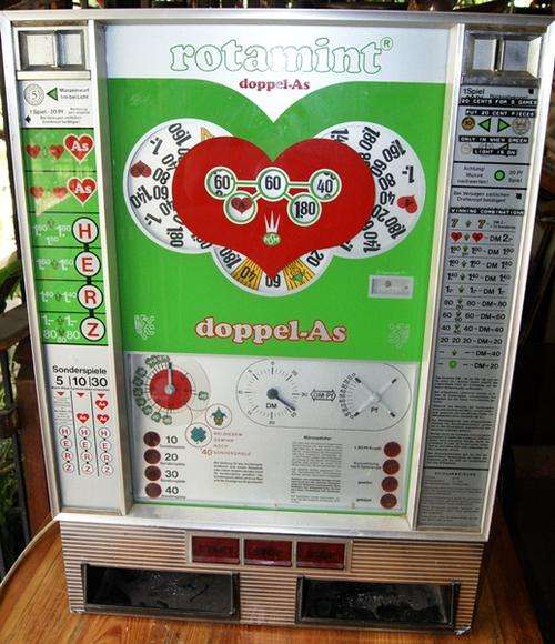 EXTREMELY RARE OLD GERMAN NSM SLOT MACHINE "ROTAMINT" @@@ CRAAZZYYY R1 START